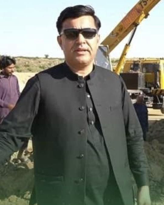 Aziz Ullah on a building site