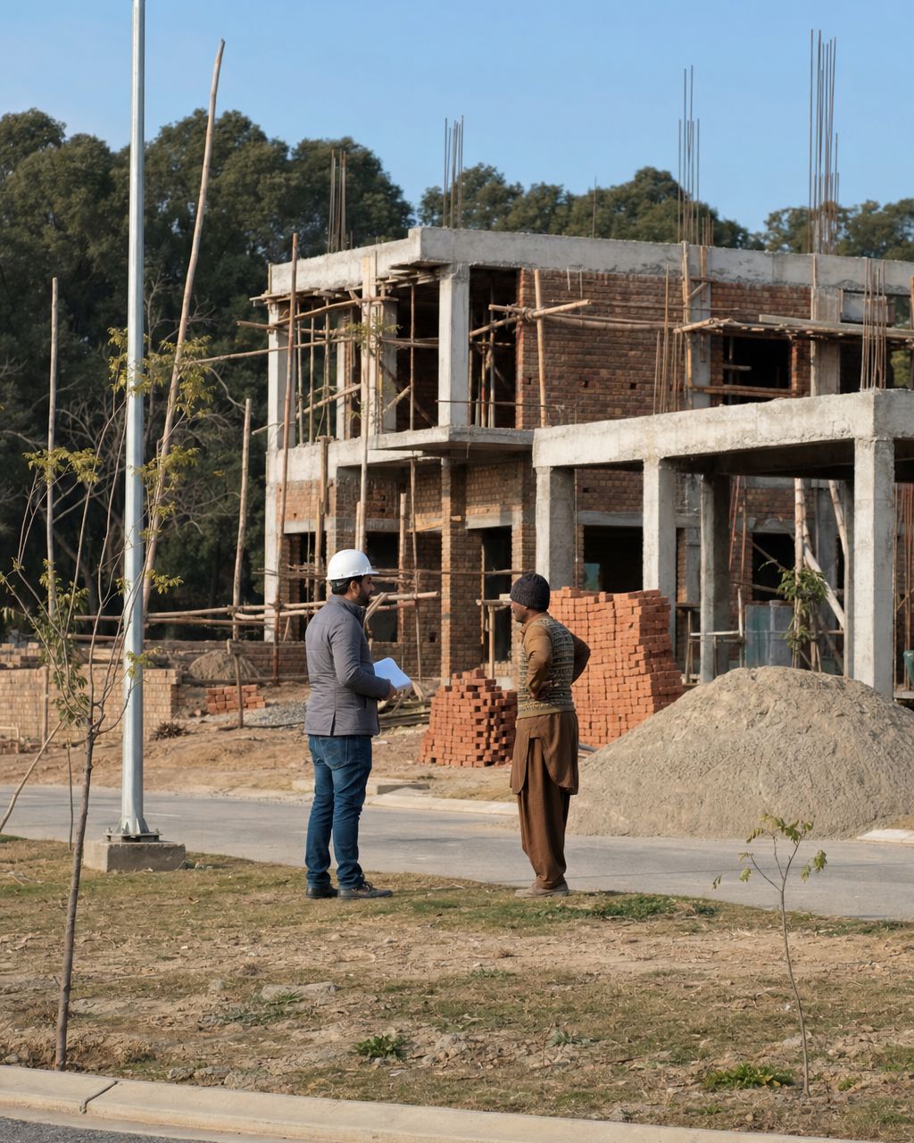 Illustration: our supervisor on a site in Forest Town